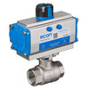 Ball valve Type: 7752ED Stainless steel Pneumatic operated Double acting Internal thread (BSPP) 1000 PSI WOG